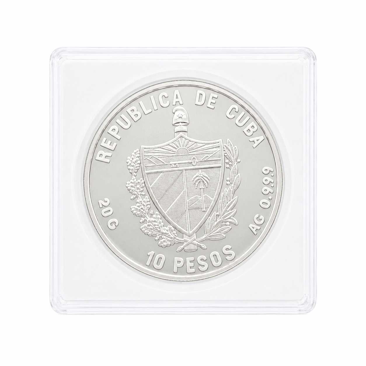 Silver Soccer Coin | 1994 World Football Cup "Indian Head and Football Player", Cuba