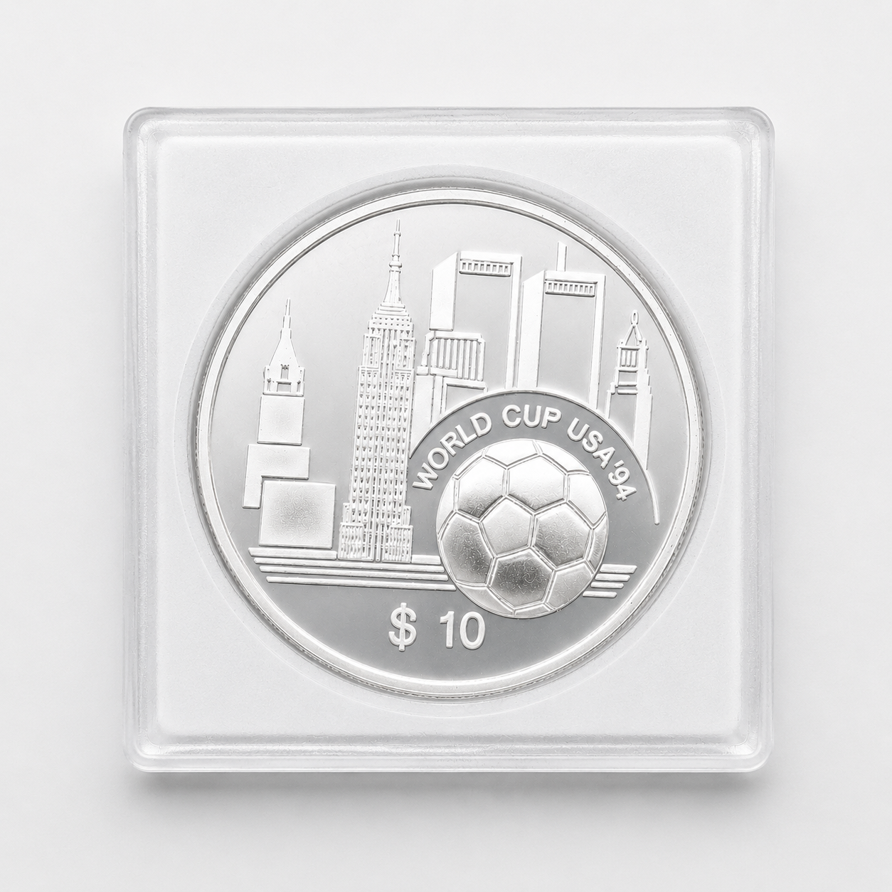 Silver Soccer Coin | 1994 FIFA World Cup, USA-1