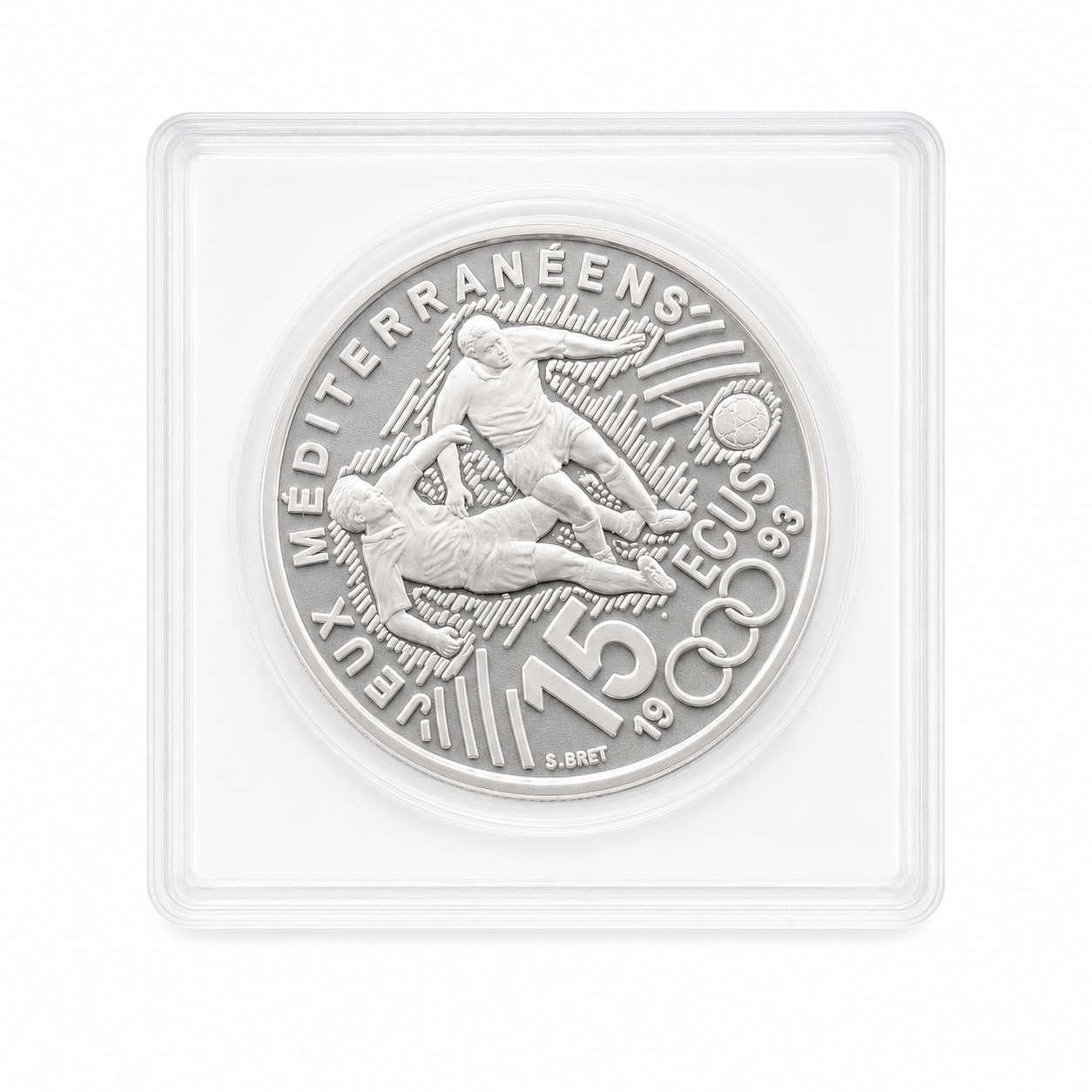Silver Soccer Coin | 1993 "Mediterranean Games", France-2