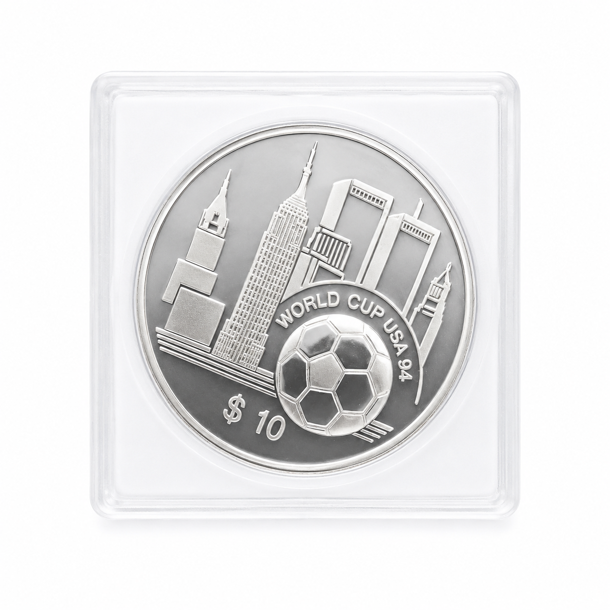 Silver Soccer Coin | 1994 FIFA World Cup, USA
