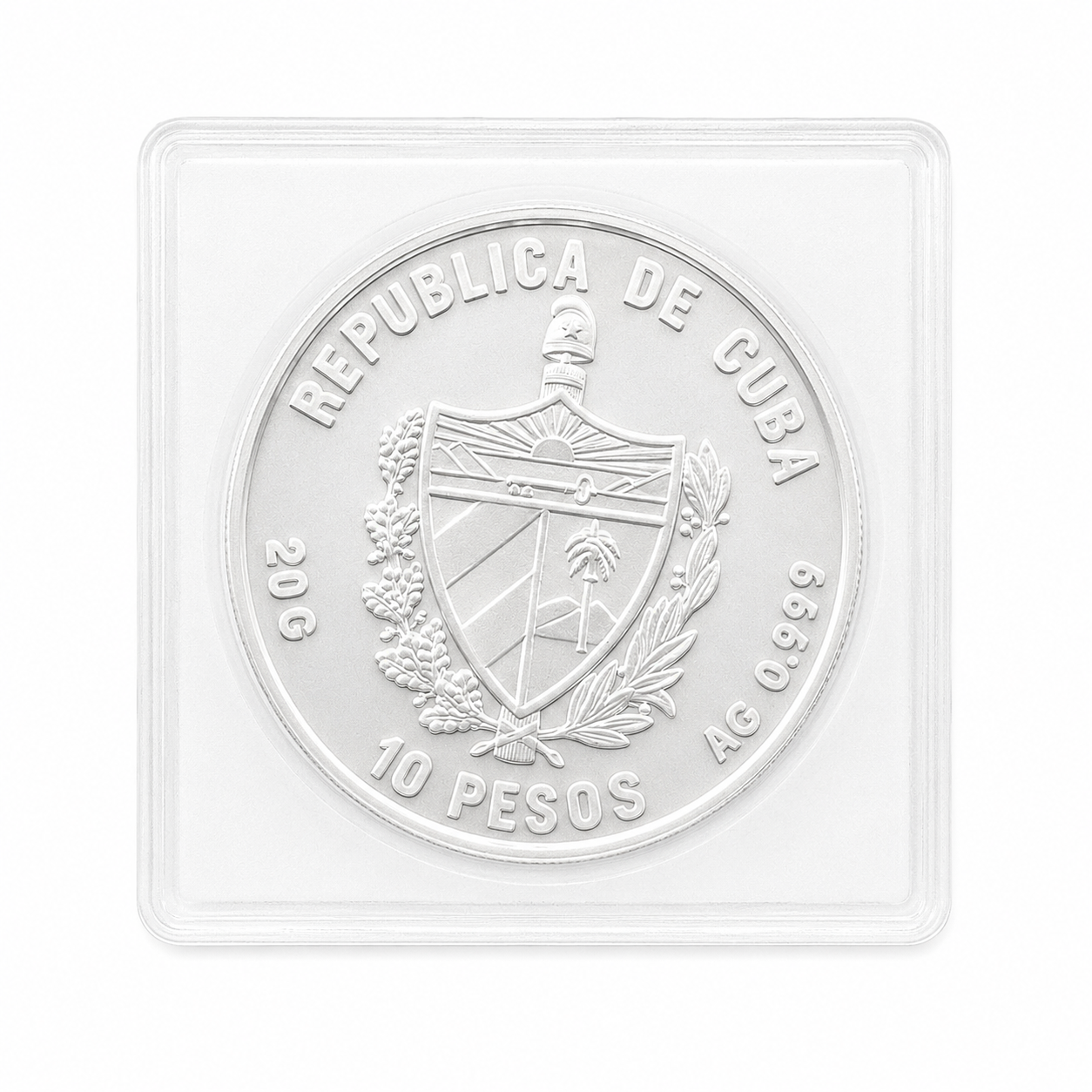 Silver Soccer Coin | 1994 World Football Cup "Indian Head and Football Player", Cuba