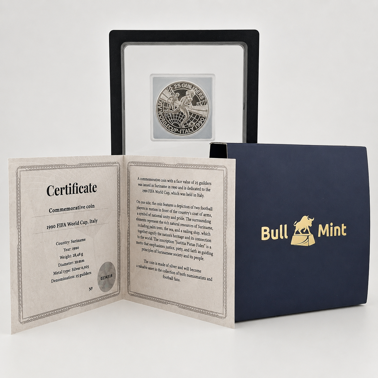 Silver Soccer Coin | 1990 FIFA World Cup, Italy-3