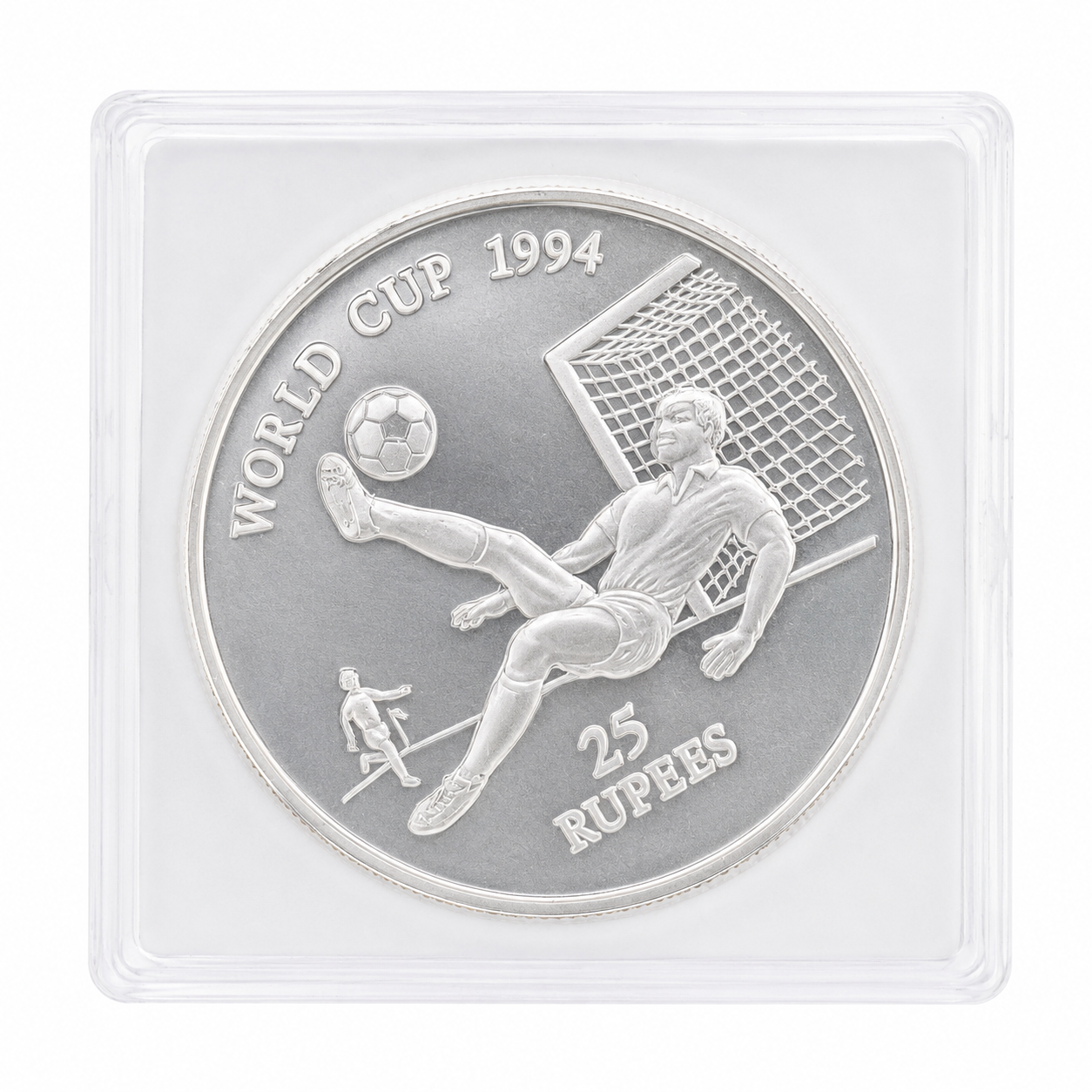 Silver Soccer Coin